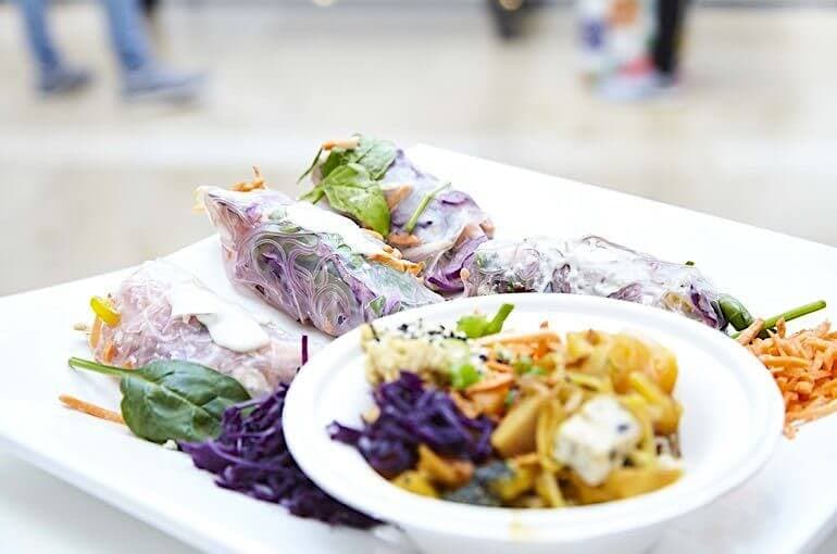 Summer Rolls und Bowl