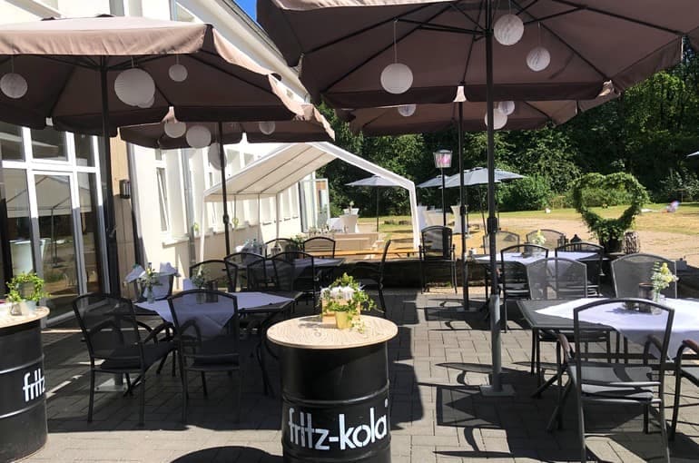 Terrasse und Biergarten